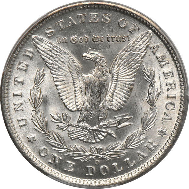 1878 8TF, and an 1889-O, both PCGS MS-63