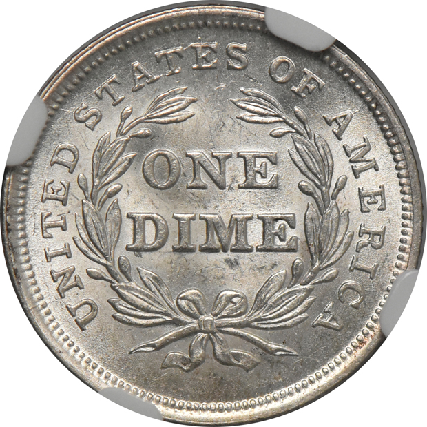 1839 No Drapery NGC MS-66