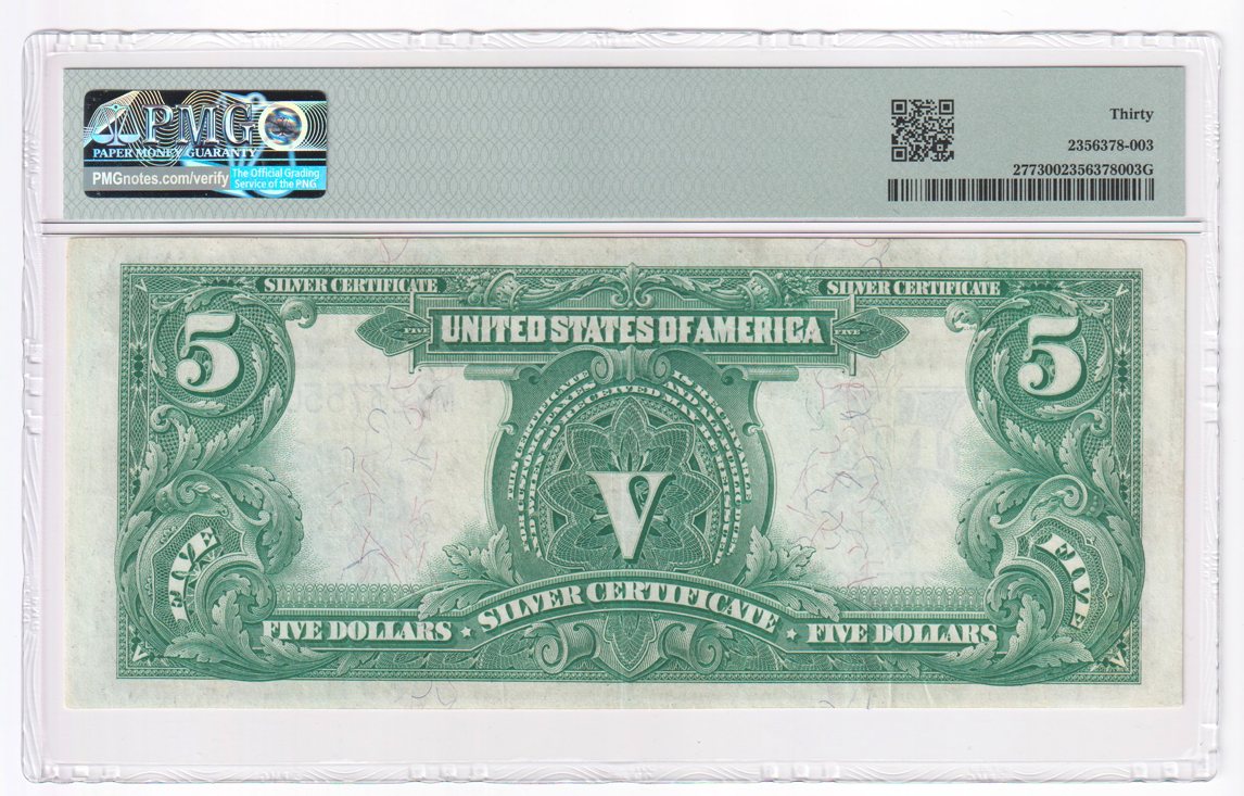 1899 $5 Chief Fr# 277 - PMG VF-30