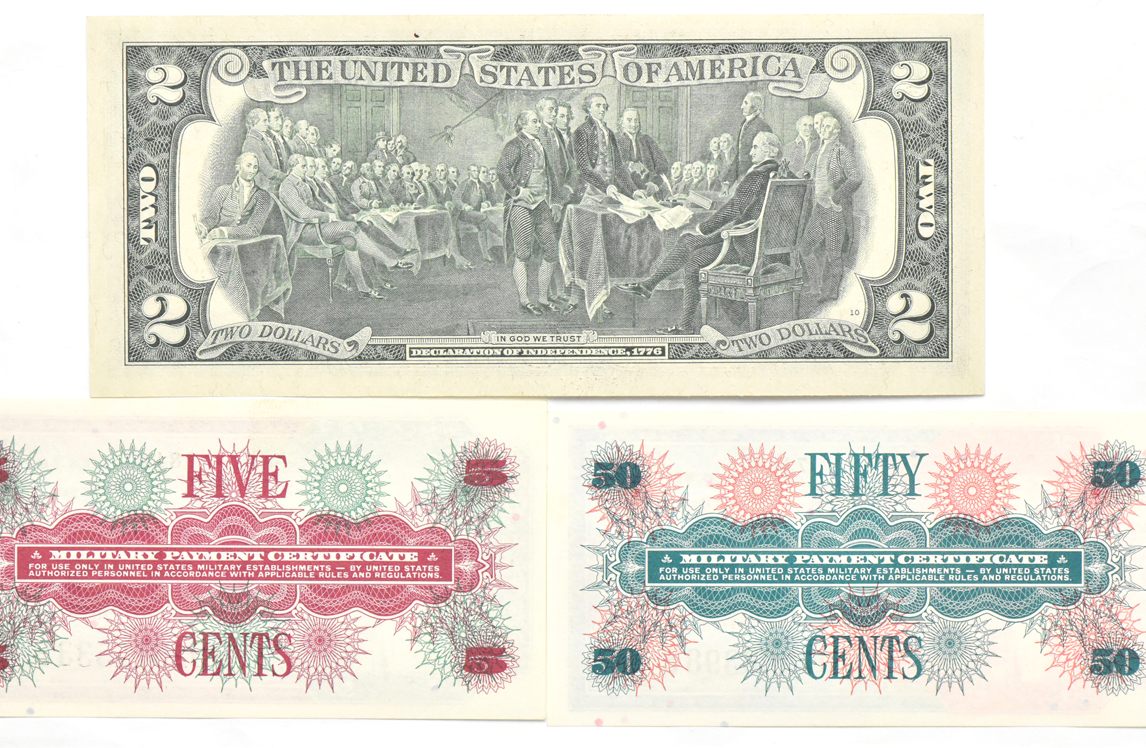 Group of 43 small size notes plus MPC and Fantasy Notes