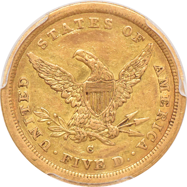 1842-C Large Date PCGS XF-45