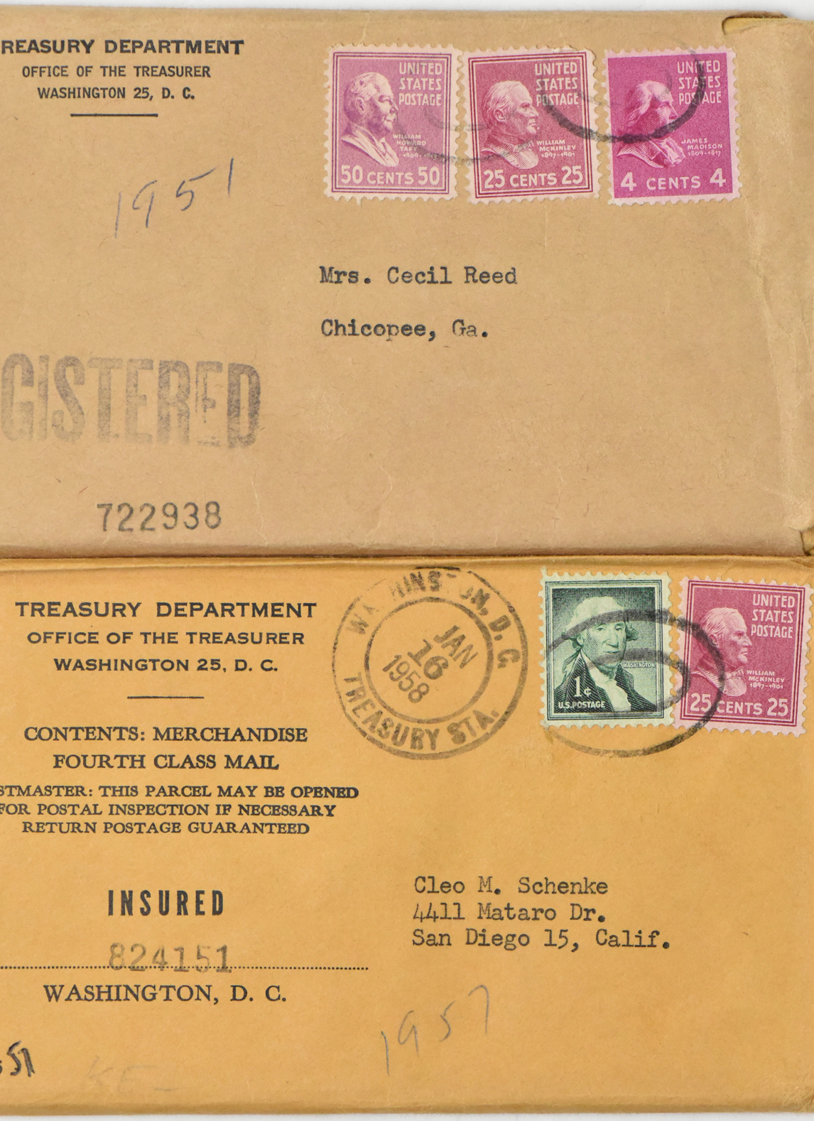 1949, 1951, 1952, 1954, and 1957 Mint Sets