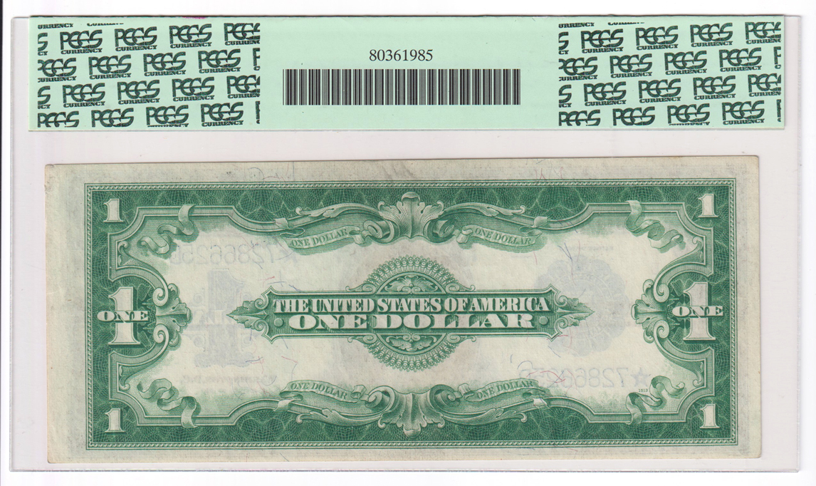 1923 $1 Star Fr# 237* - PCGS AU-55