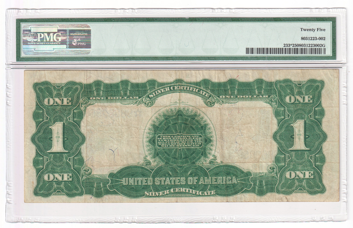 1899 $1 Black Eagle Star Fr# 233* - PMG VF-25