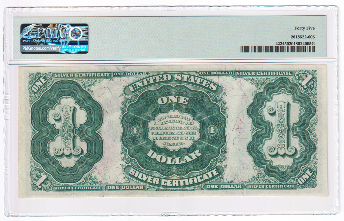 1891 $1 Martha Washington Fr# 222 - PMG XF-45