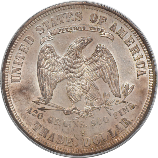 1878-S Trade PCGS MS-61 (green label)