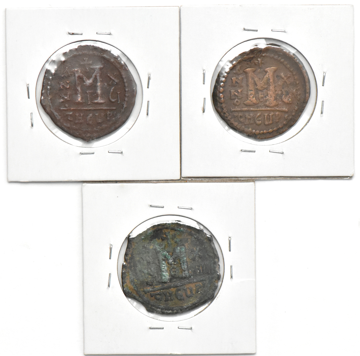 Byzantine Empire - Lot of Eleven folles (40-nummi) 