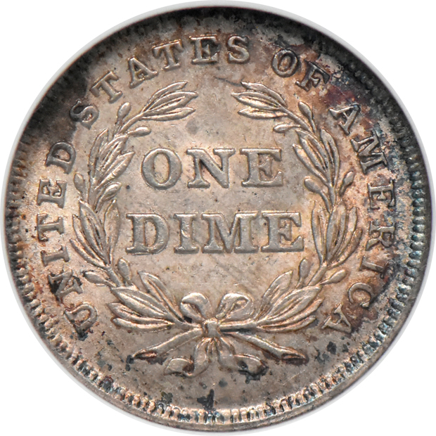 1838 No Drapery Small Stars NGC MS-62