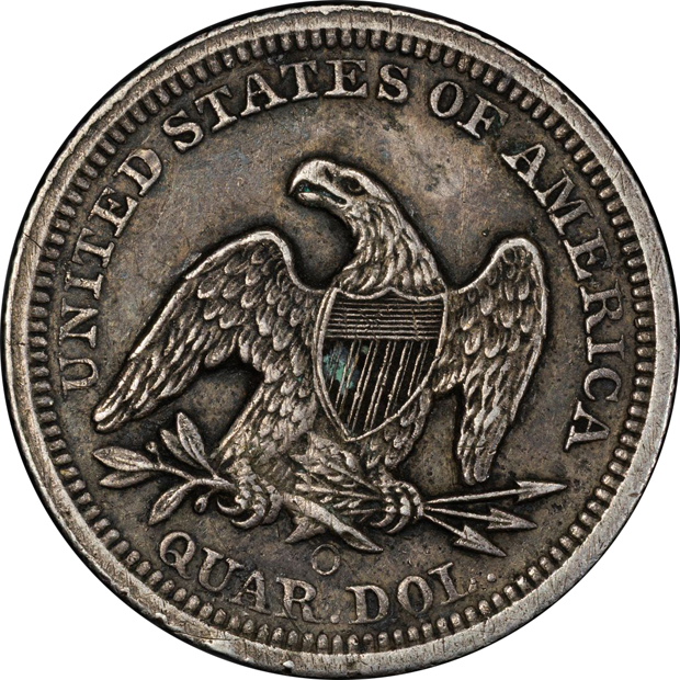 1855-O Arrows PCGS XF details/scratch