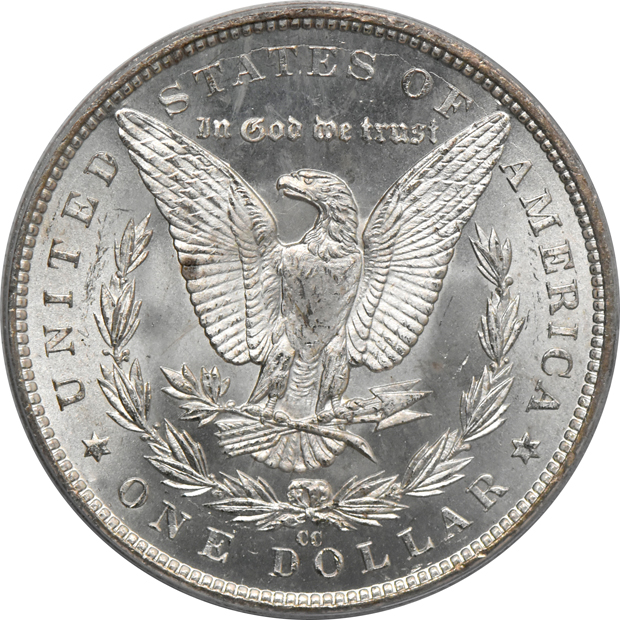 1883-CC MS-65, and an 1884-CC MS-63DMPL, both PCGS (green label)