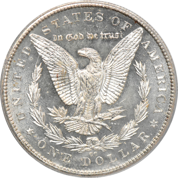 1883-CC MS-65, and an 1884-CC MS-63DMPL, both PCGS (green label)