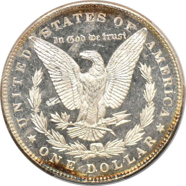 1882-S MS-65, and an 1887 MS-64DMPL, both PCGS