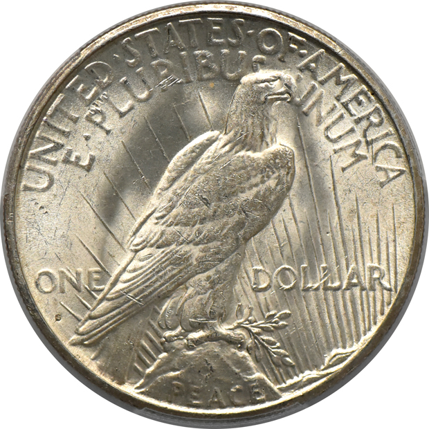 1925-S MS-63, and a 1926 MS-65, both PCGS