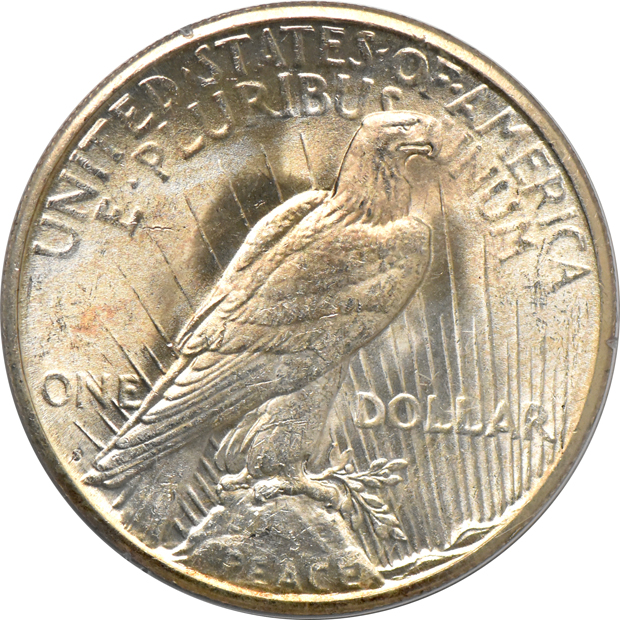 1922-S MS-63, and a 1927 MS-64, both PCGS (rattler)