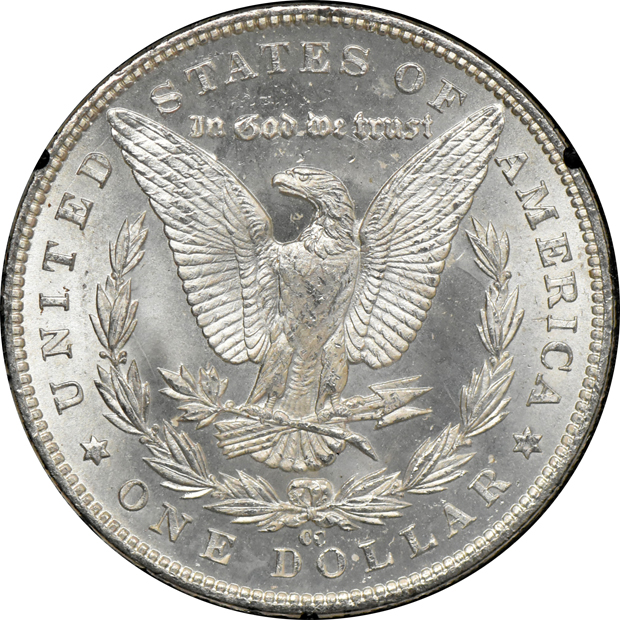 1883-CC GSA MS-63 DPL, and an 1883-CC GSA MS-65, both NGC