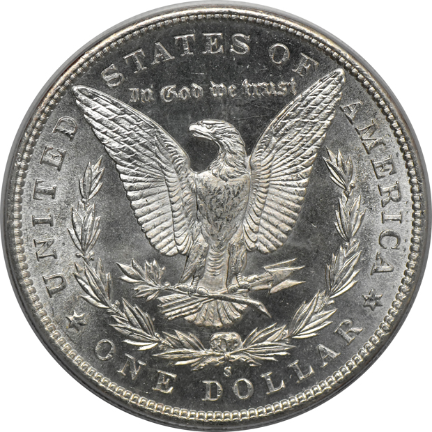 1898-S MS-64 (green label), and a 1900-S MS-65, both PCGS
