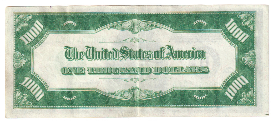 1934 $1,000 St. Louis Fr# 2211-lgs - XF