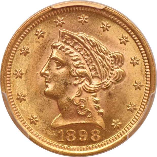 1897 MS-61, 1898 MS-62 CAC, and a 1903 MS-63, all PCGS