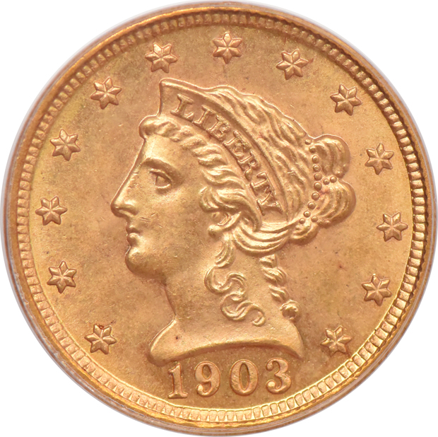 1897 MS-61, 1898 MS-62 CAC, and a 1903 MS-63, all PCGS