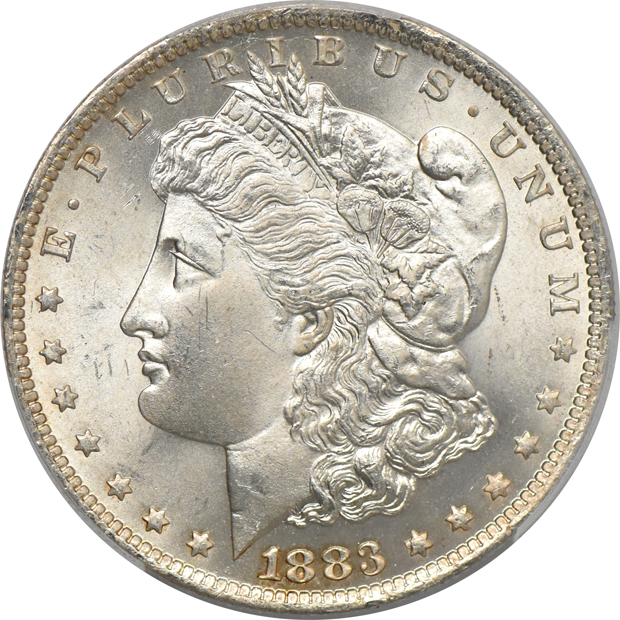 Two 1879-S, and an 1883-O, all PCGS MS-66