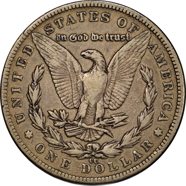 1889-CC PCGS VF details/damage