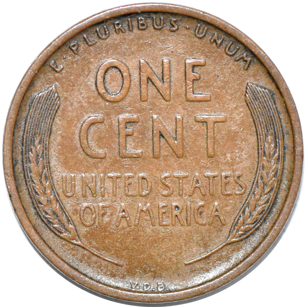 1909-S VDB Lincoln VF with ANACS certificate