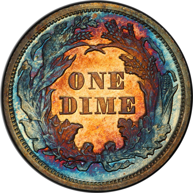 1868 PCGS PR-67CAM