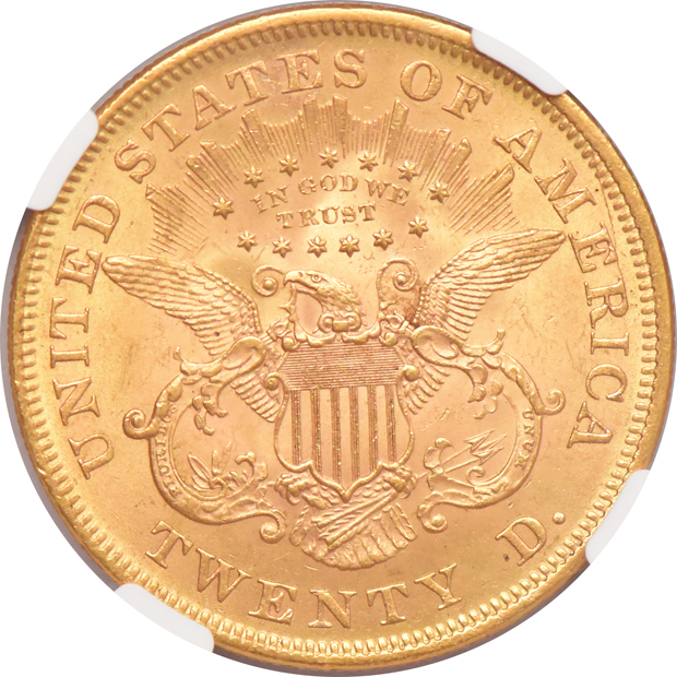 1873 Open 3 NGC MS-63