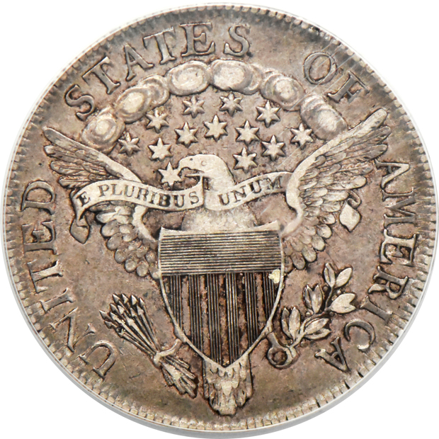 1806 Pointed 6, Stem ANACS VF-35