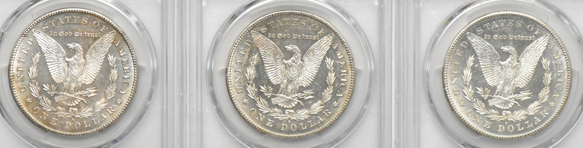 Six 1878-S, all PCGS