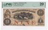 $9 Obsolete - 1861 Virginia "holy grail" Monticello PMG VF-20/annotations/pinholes