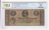 $1 Obsolete - 1858-60s Bank of Metropolis Boston, Massachusetts PCGS F-15/minor edge splits
