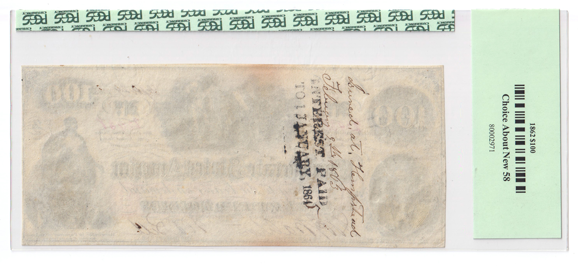 Pair of high grade Confederate manuscripts