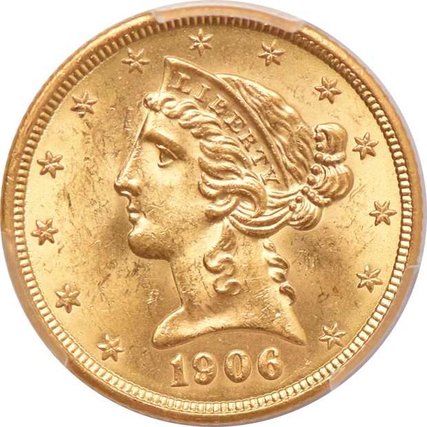 1901, 1906 FS-301 (not mentioned), and a 1907, all PCGS MS-63