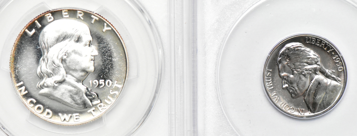 1950 Proof Set, all certified by PCGS or NGC