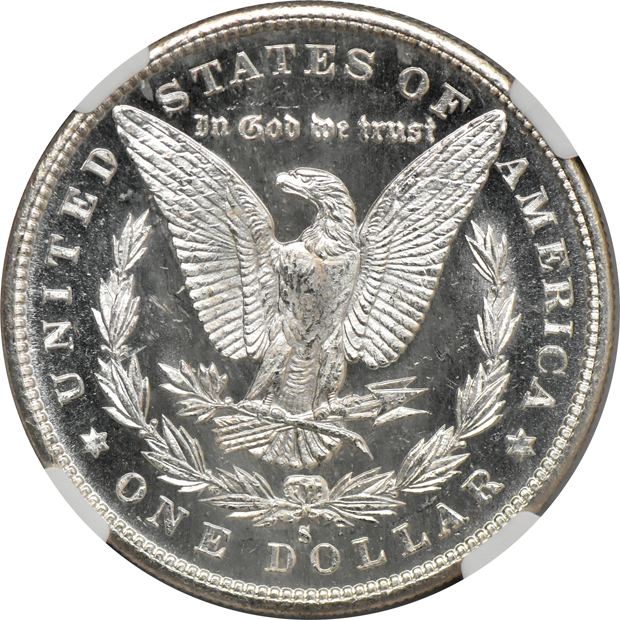 1833 Capped Bust half dollar PCGS AU-50, and an 1880-S NGC MS-66 Star