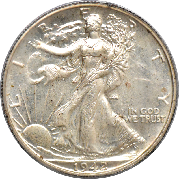 1942 PR-65 (rattler), and a 1942 PR-66, both PCGS CAC