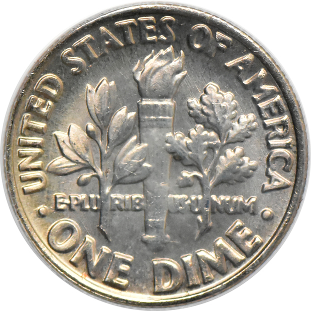 1971 No S Jefferson nickel PR-68, and a 1982 No P Roosevelt dime MS-66, both PCGS