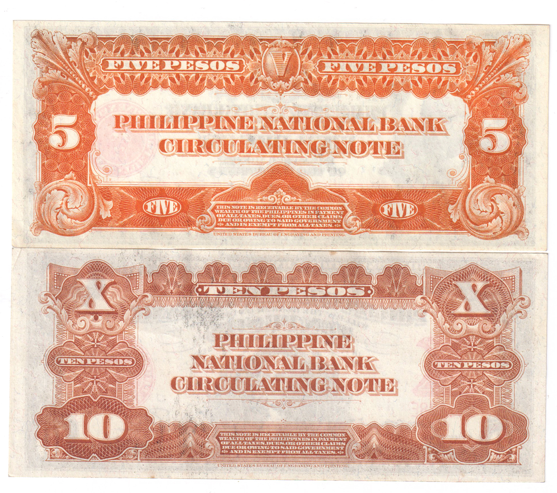 Philippines - Group of four notes