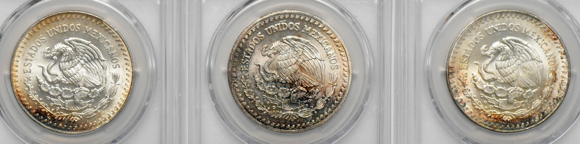 Mexico - Group of 13 Libertad 1 onza, all PCGS