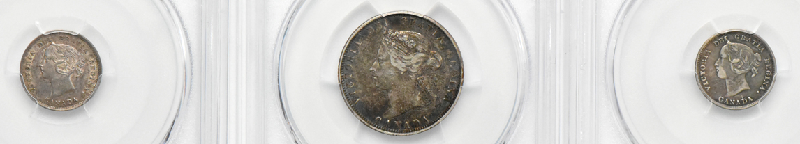 Canada - Group of 15 PCGS certified silver coins