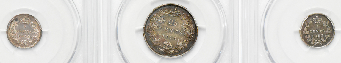 Canada - Group of 15 PCGS certified silver coins