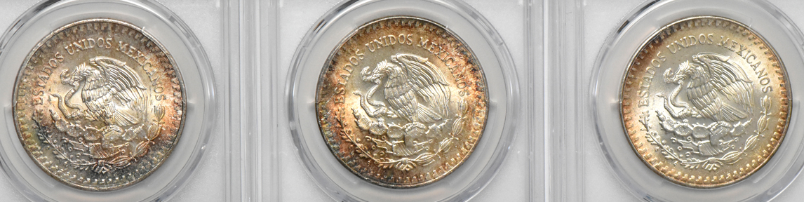 Mexico - Collection of 17 Libertad 1 onza, all PCGS