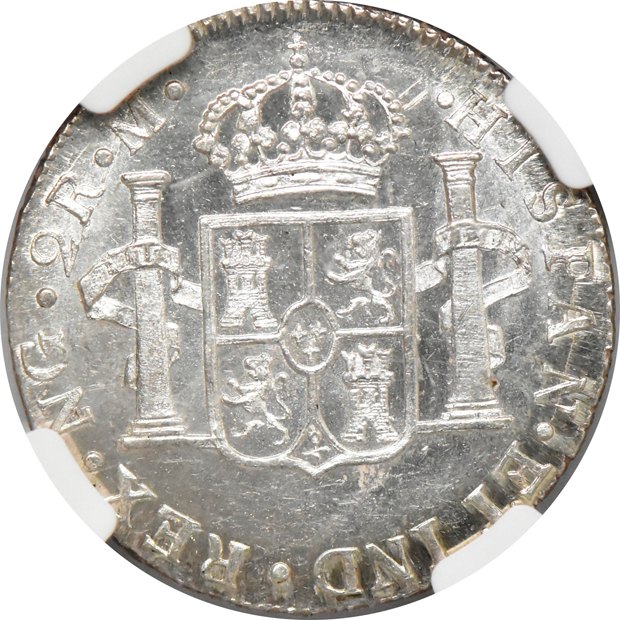 Guatemala - 1794-NG M 2 reales - NGC MS-63