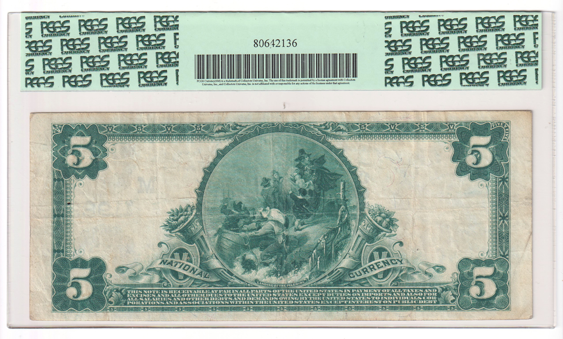 Group of five St. Louis, Missouri National Bank Notes