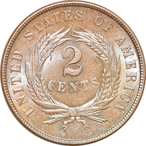 1864 Large Motto Gem Uncirculated