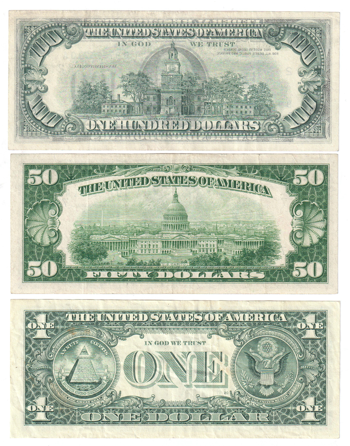 Error Currency - Group of five small size errors