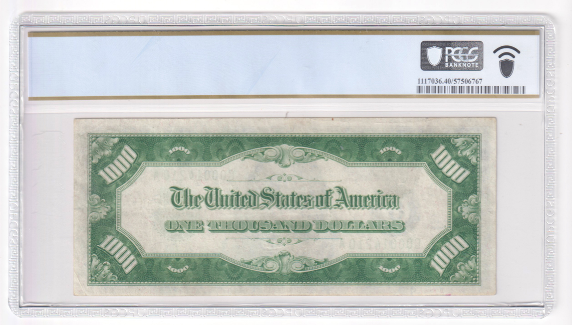 1928 $1,000 Chicago Fr# 2210-G - PCGS XF-40
