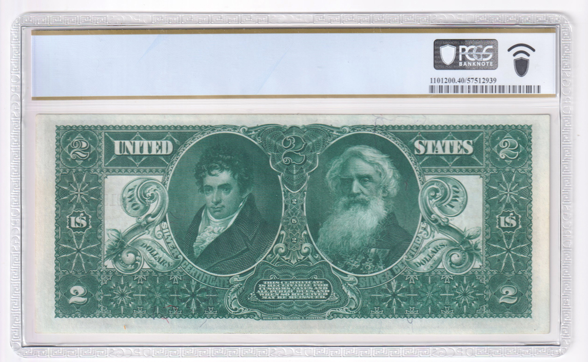 1896 $2 Educational Fr# 248 - PCGS XF-40