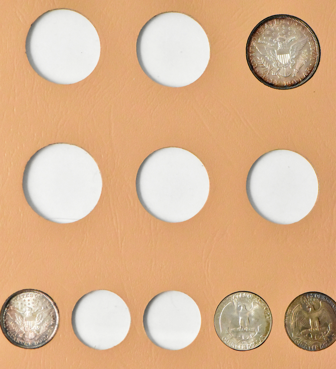 Collection of 43 U.S. type coins in a Dansco 7070 album